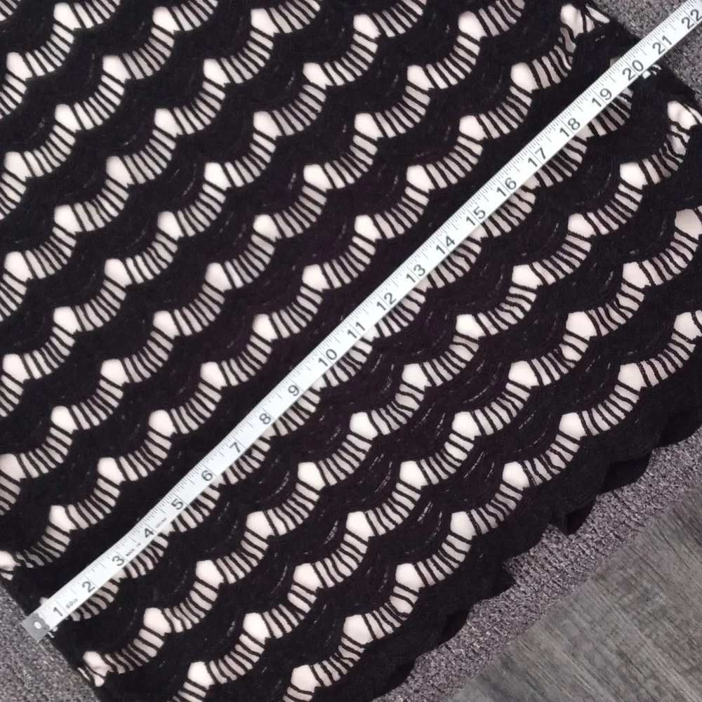 🖤Kate Spade🖤 - Black/Cream Virginia Lace Scallop Skirt